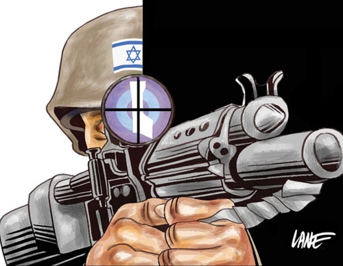 Galeria de cartoon sobre o Genocídio de Gaza