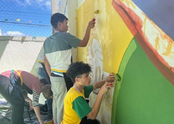 El arte en todas partes llega a Pantano Grande y Encruzilhada do Sul