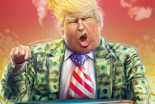 Gallery of International Cartoons & Caricatures About Trump