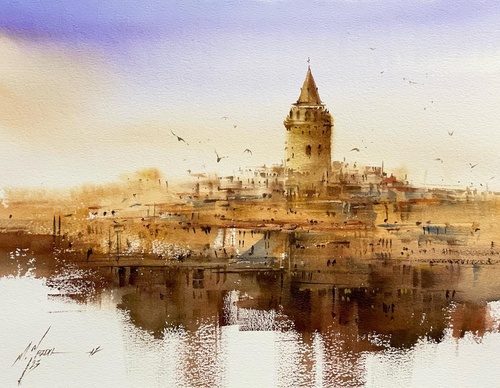 Gallery Of WaterColor Painting By Mohammad Ali Yazdchi - Iran