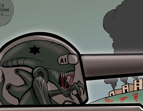holocide cartoon