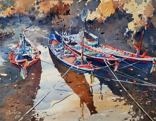 Galeria De Pintura Em Aquarela De Svetlin Sofroniev - Bulgária