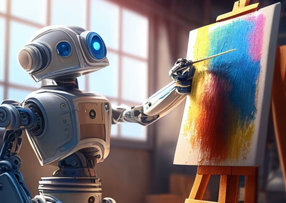 A presença da inteligência artificial nas artes plásticas