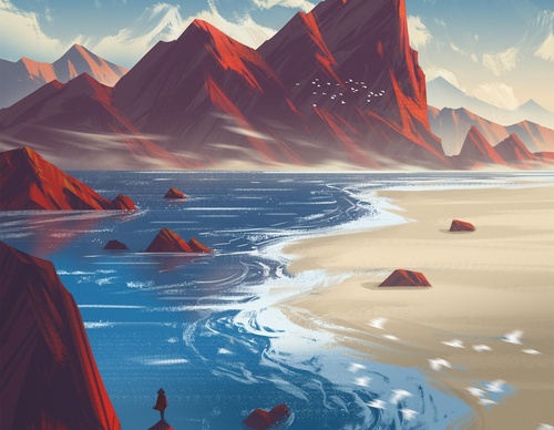 Galeria de ilustrações de Philip Sue - Nova Zelândia