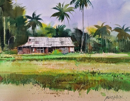 Gallery Of Watercolor Painting By Milind Mulick - India