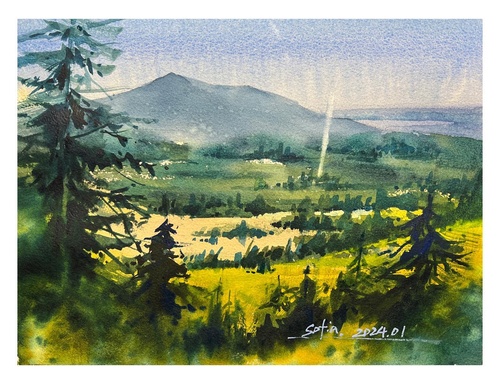 Gallery Of WaterColor Painting By Sofia Wu Mei - China
