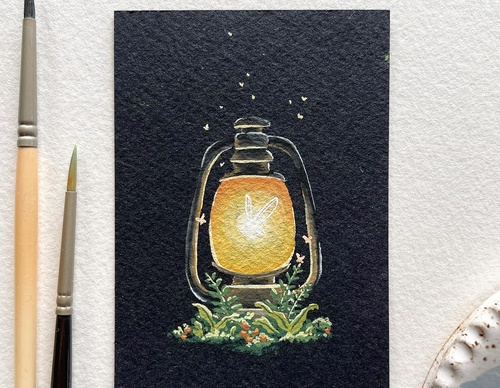 Galería de pintura en acuarela de Kyria Nigel - EE. UU.