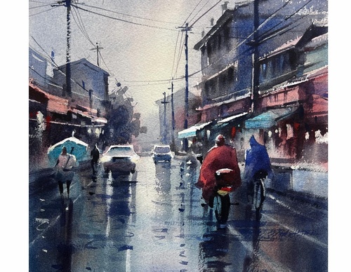 Gallery Of WaterColor Painting By Sofia Wu Mei - China