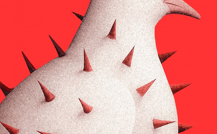 Paz – não desarmada | Este pôster ilumina o conceito de paz moderna por meio de uma poderosa metáfora visual e um texto conciso e impactante. A pomba