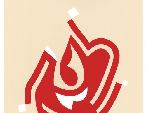 wissamshawkat redmonument 28x40cm editionof