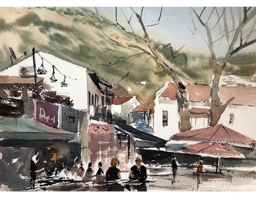 Galería de acuarelas de Prasad Beaven-England