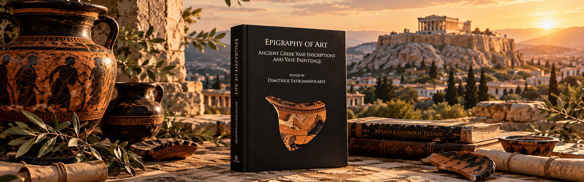 Epigrafía del arte: inscripciones y pinturas en vasos de la antigua Grecia, de Dimitrios Yatromanolakis.