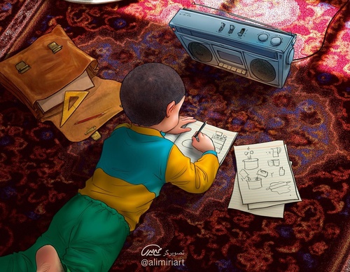 Gallery of illustration by Ali Miri-Iran