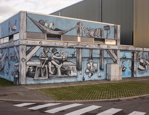 Galería de arte callejero de Gijs Vanhee - Bélgica