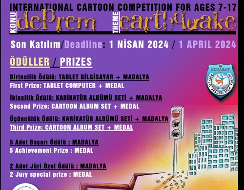 Concurso Internacional de Cartoon para Jovens -Turquia 2024