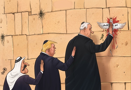 We are committed to peace... Who only protects Israel