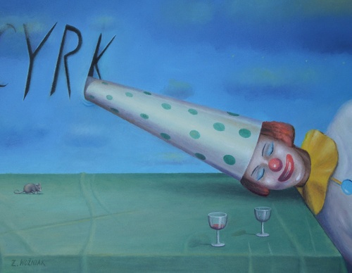 Gallery of humor artworks by Zbigniew Wozniak-Poland