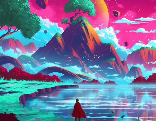 Galeria de ilustrações de Philip Sue - Nova Zelândia