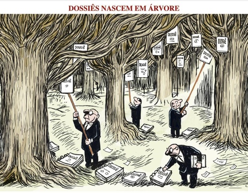 Galería de caricaturas de Arnaldo Angeli Filho-Brasil