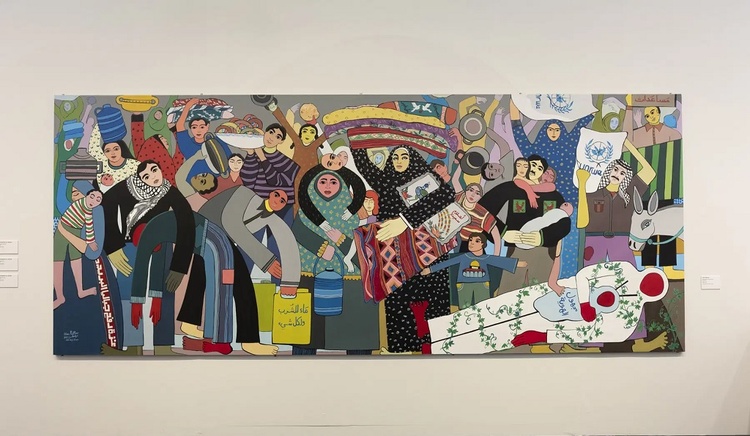 Brescia, uma exposição de obras do coletivo palestino Eltiqa