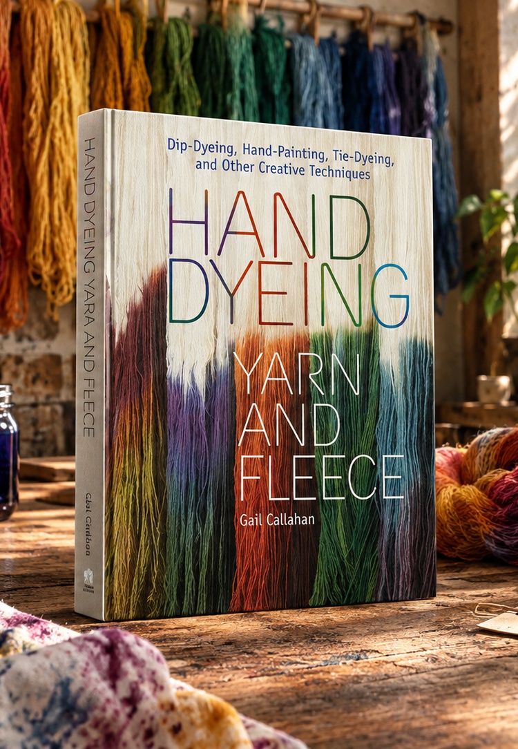 Hand Dyeing Yarn and Fleece: Dip-Dyeing, Hand-Painting, Tie-Dyeing, and Other Creative Techniques by Gail Callahan