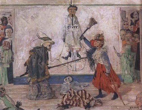 Galería de pintura al óleo de James Ensor - Bélgica