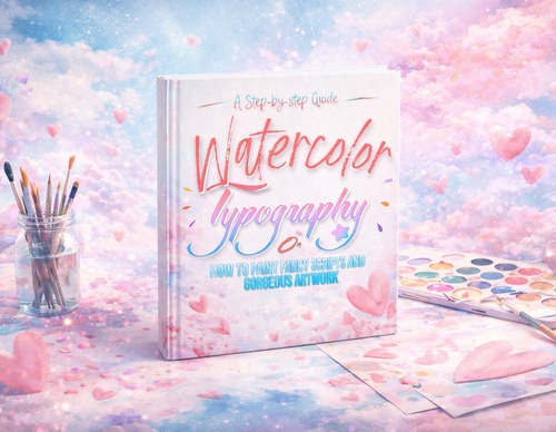Watercolor Typography