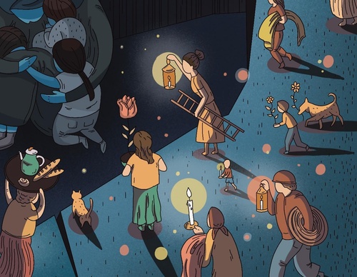 Galería de ilustraciones de Hadil Alsafadi - Palestina