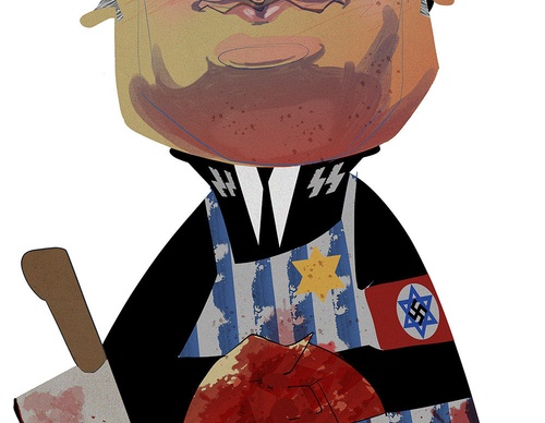 holocide caricature