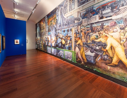 The Murals of the Revolution Museum in Cuernavaca, Morelos, Mexico