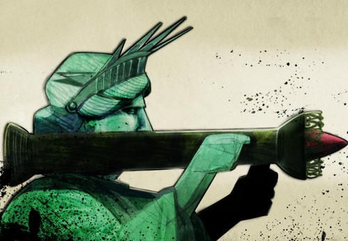 La Tierra de la Libertad | «Dadme a vuestros cansados, a vuestros pobres, a vuestras masas apiñadas que anhelan respirar en libertad». — La inscripció