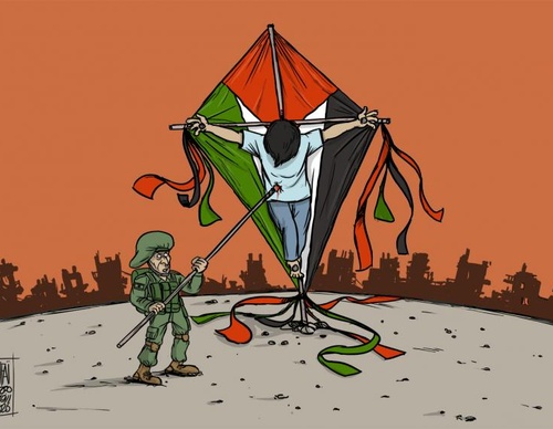 kites in Gaza