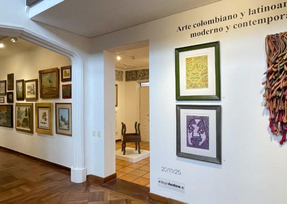 An auction in Bogotá