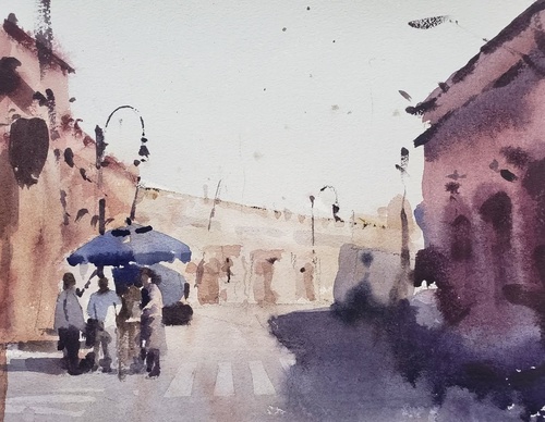 Galeria de Pinturas em Aquarela de Gonzalo Ibáñez Vargas - Chile