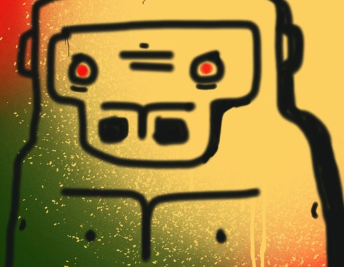 blank poster animal