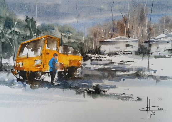 Galeria de Pinturas em Aquarela de Gonzalo Cid - Argentina