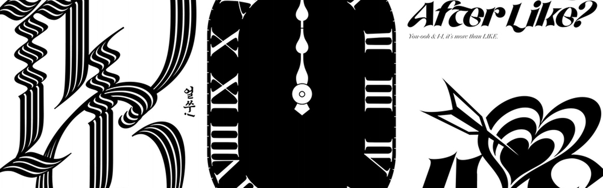 Gallery of Black & White Typographic Posters by Junki Hong – Seoul, South Korea