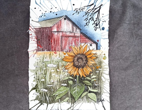 Galeria de pinturas em aquarela de Kalliopi C - Escócia