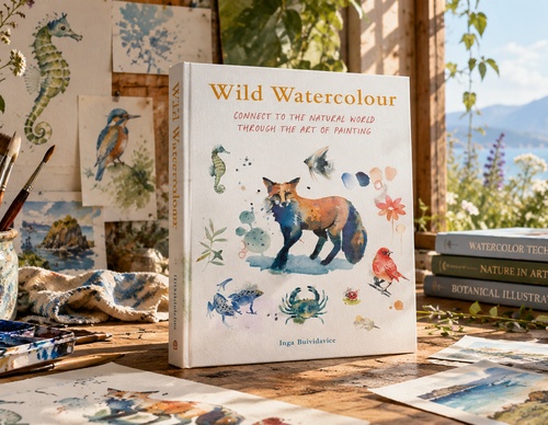 Wild Watercolour: Connect to the natural world through the art of painting by Inga Buividavice