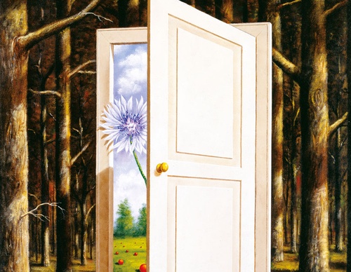 Gallery of humor painting by Rafal Olbinski - Poland