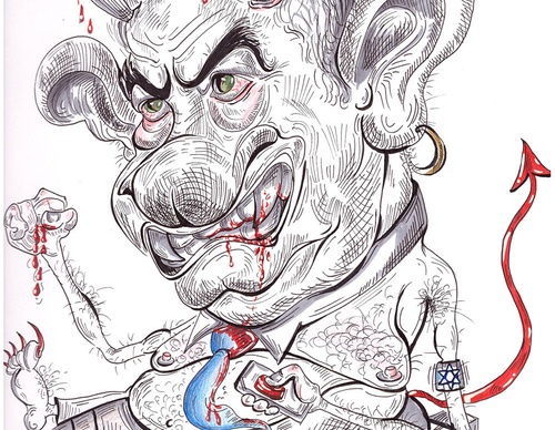 holocide caricature