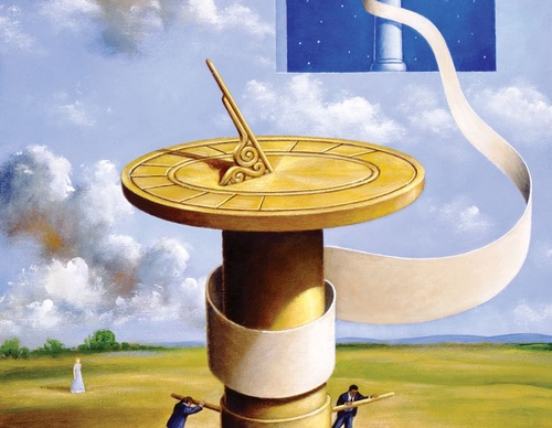 Gallery of humor painting by Rafal Olbinski - Poland