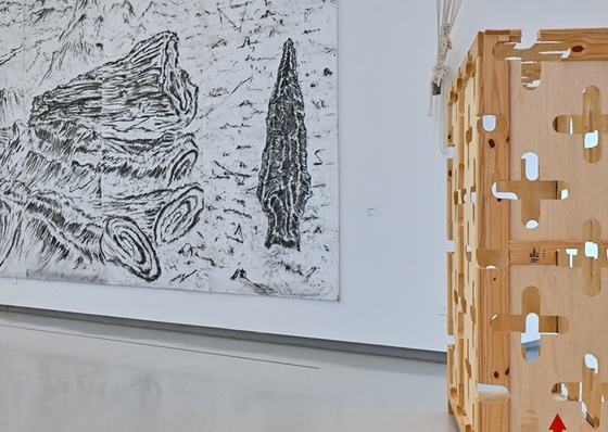 Uma seleção de artistas argentinos em frente ao mar