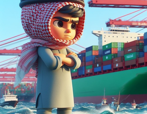 Galeria de ilustrações para Gaza, de Saleh Atia - Palestina