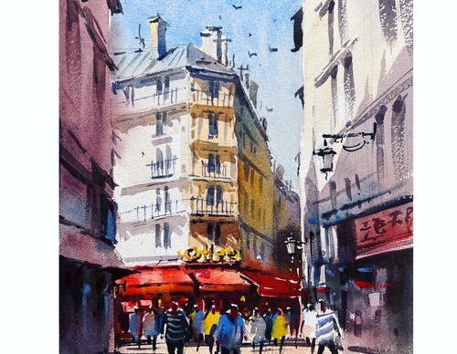 Gallery Of WaterColor Painting By Sofia Wu Mei - China