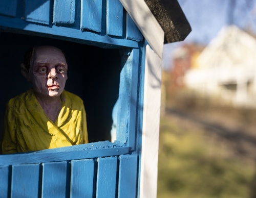 Gallery of Sculpture & Modern art by Isaac Cordal-Spain