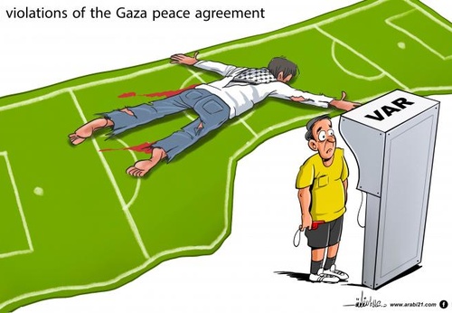 Israeli violations of the Gaza peace agreement