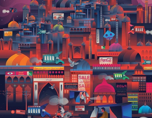 Gallery of illustration by Hazem Asif - Pakistan