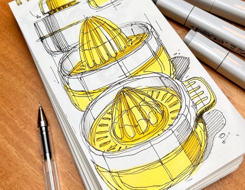 Gallery Of Design Sketching By Marius Kindler - Germany