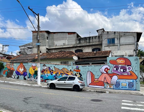 Galería de arte callejero de Chivitz - Brasil